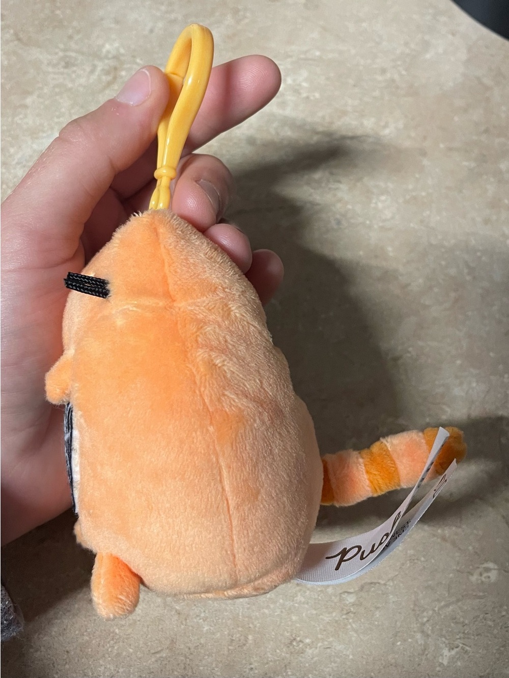 New Gund Pusheen 2026 Halloween Mystery Plush Clip Orange Cat Spiderweb - Picture 3 of 10